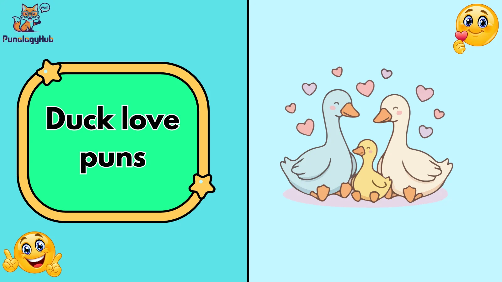 Duck love puns