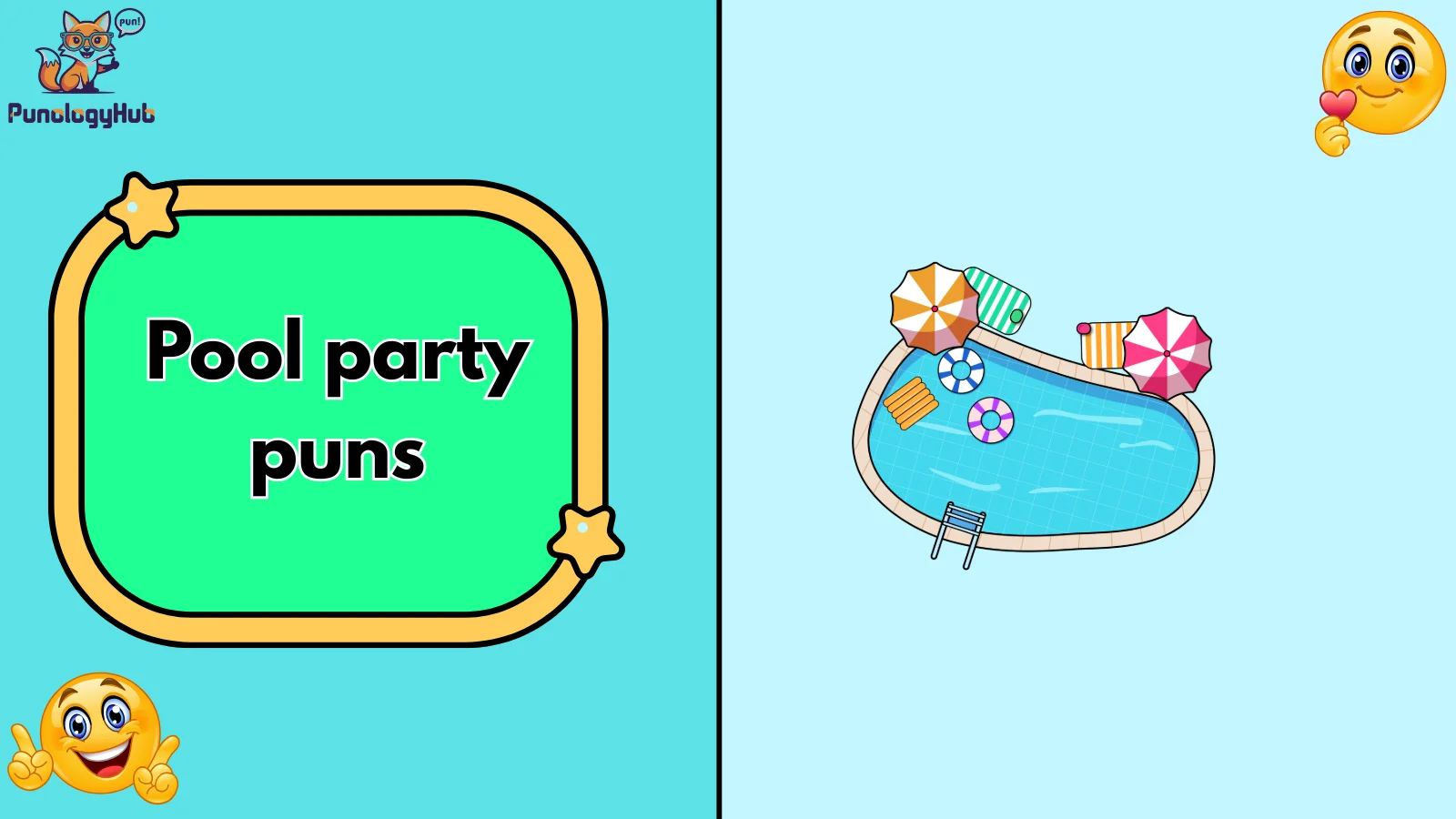 Pool party puns
