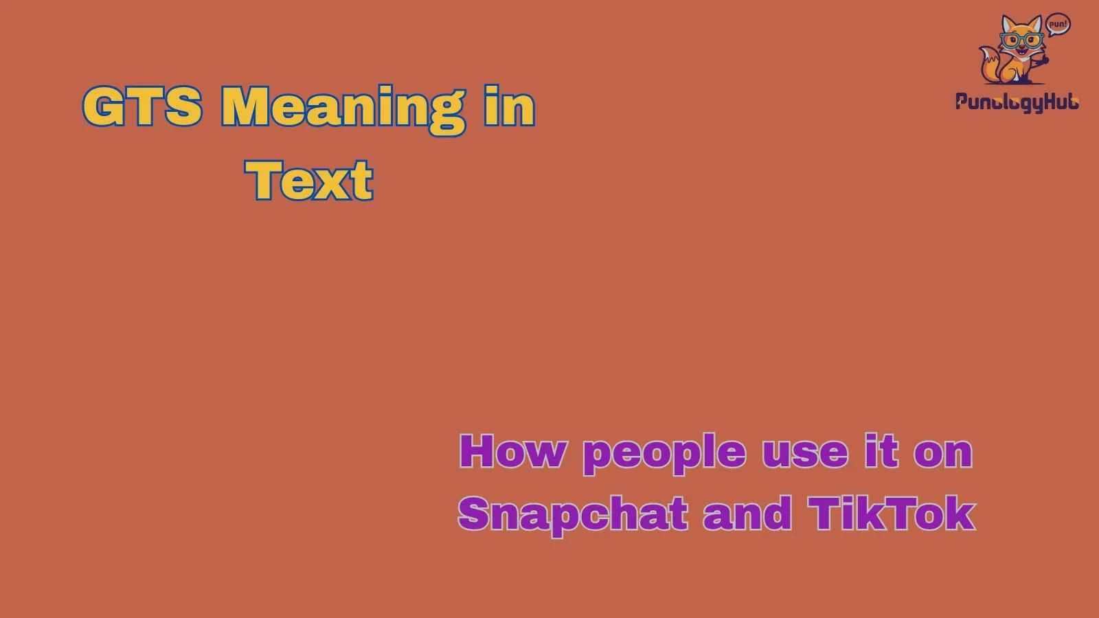 GTS Meaning in Text