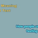 SMH Meaning in Text