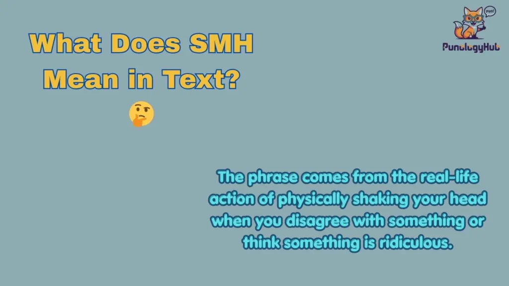 What Does SMH Mean in Text? 🤔