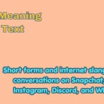 WTV Meaning in Text
