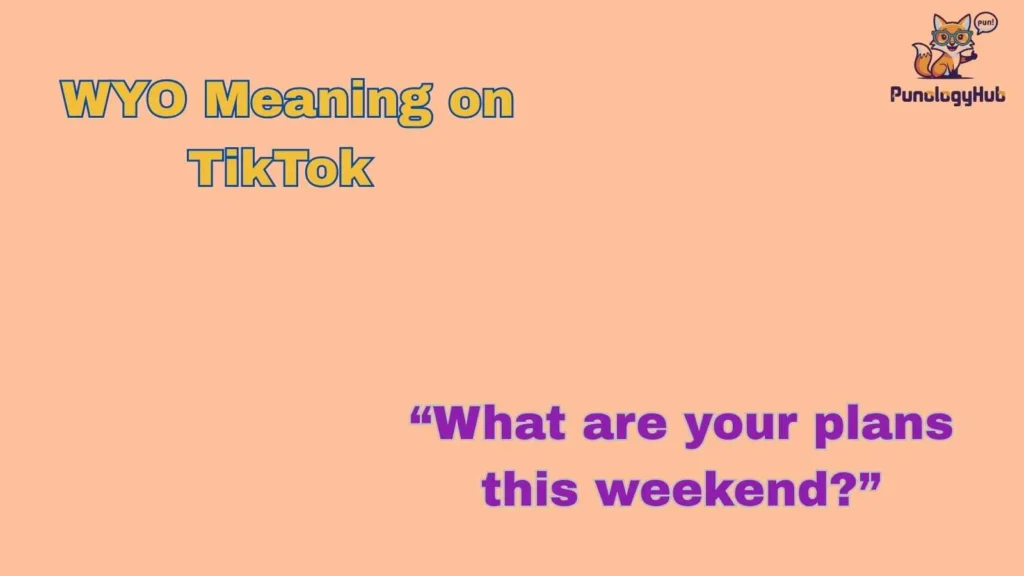 WYO Meaning on TikTok