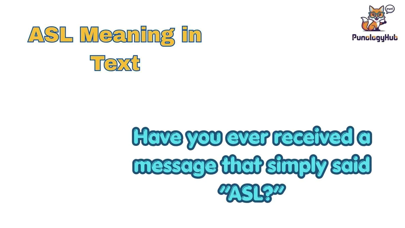 ASL Meaning in Text