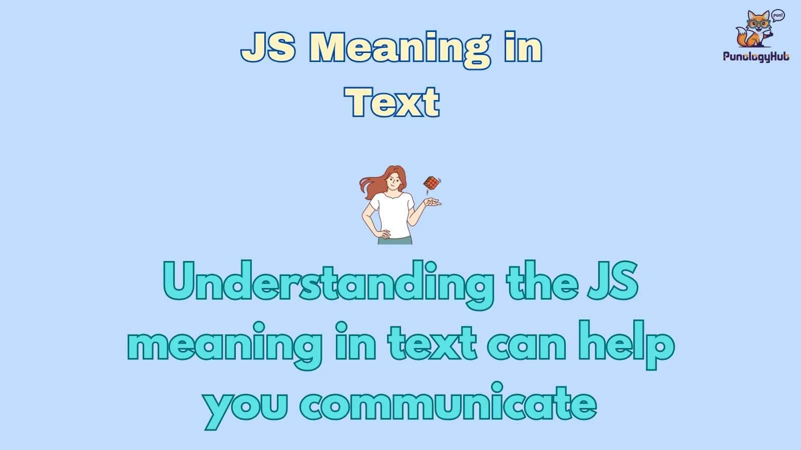 JS Meaning in Text