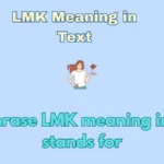 LMK Meaning in Text