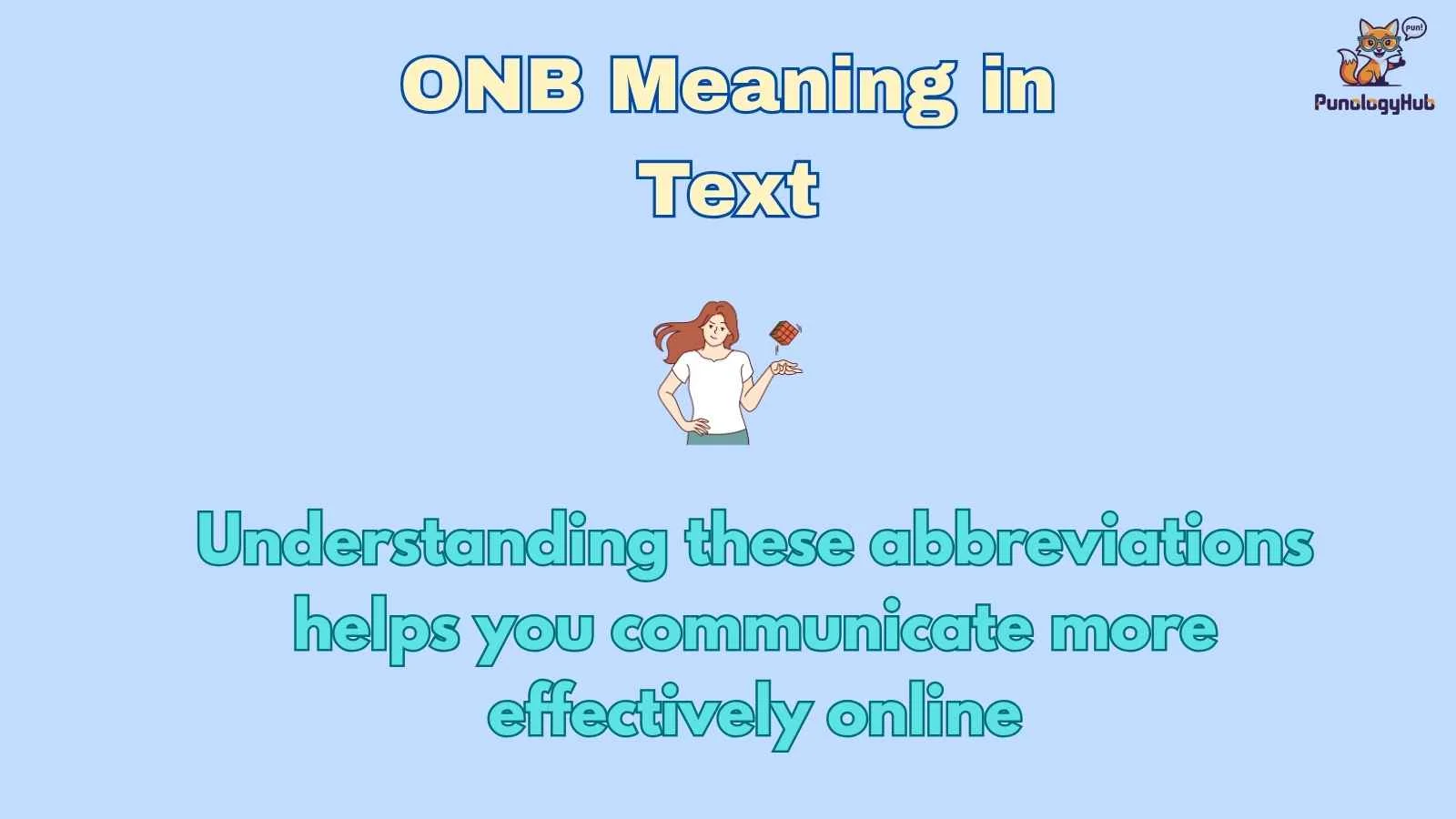 ONB Meaning in Text